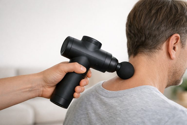 Beste massage gun voor nek & schouders (veilig kiezen + waar op letten)